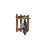 Έπιπλο εισόδου Carina καρυδί μελαμίνη 70x18x70εκ ed2939 - Image 4