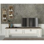 Έπιπλο τηλεόρασης Sansa μελαμίνη 180x35x43cm ed2943