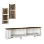 Έπιπλο τηλεόρασης Sansa μελαμίνη 180x35x43cm ed2943 - Image 4