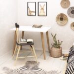 Γραφείο Penna λευκό χρώμα μελαμίνη 80x60x74cm ed2958