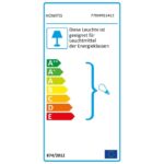 Επιδαπέδιο φωτιστικό Tower μόκα μπεζ χρώμα 40x15x168cm ed2979 - Image 4