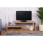 Έπιπλο tv Zano oak χρώμα μελαμίνη 120x30x40cm ed2992