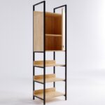 Ντουλάπα Poraz δρυς μελαμίνη 50x40x180εκ ed3022 - Image 5