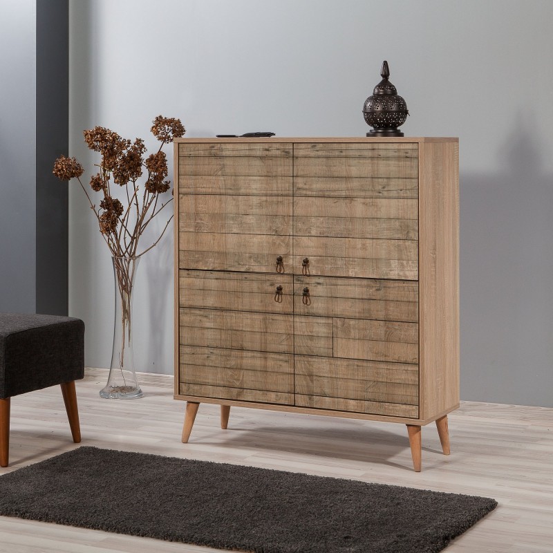 3026_0-800x800 Έπιπλο εισόδου παπουτσοθήκη Mente 95x36x111cm μελαμίνη ed3026 - Image 1