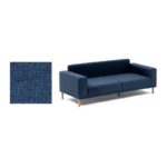 Καναπές τριθέσιος Franz μπλε 220x82x87cm ed3041 - Image 2