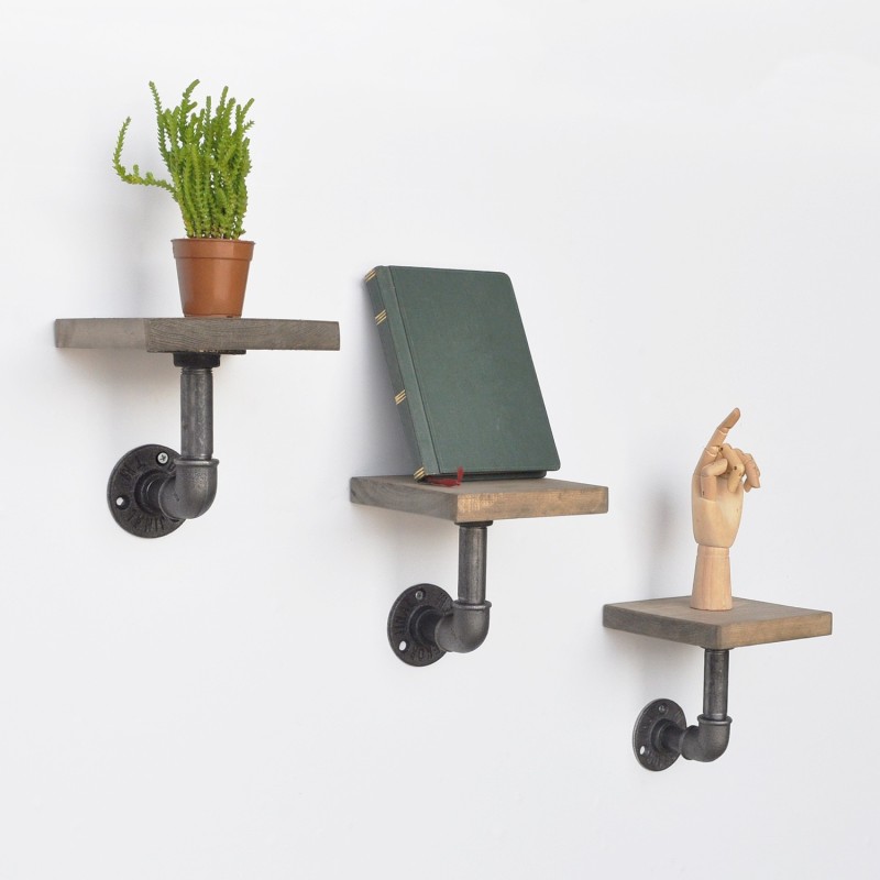 3046_0-800x800 Ράφι Tubo μέταλλο ξύλο 15x15cm ed3046 - Image 1