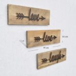 Διακοσμητικά ξύλινα αξεσουάρ τοίχου 40x14cm ed3049 - Image 4