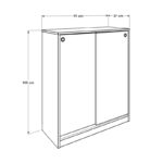 Παπουτσοθήκη Lipari 91x37x105cm μελαμίνη soromo ed3053 - Image 2