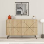 Μπουφέ Dune Oak χρώμα 123x35x62 4cm ed3075 - Image 5