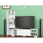 Έπιπλο τηλεόρασης Pera λευκό 160x29 5x120cm ed3089