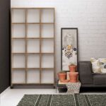 Βιβλιοθήκη Crotone δρυς μελαμίνη 90x25x165 5εκ ed3093 - Image 4