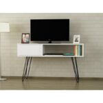 Έπιπλο tv Lara λευκό 120x29 5x68 5cm μελαμίνη ed3115