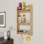 Ραφιέρα Nove δρυς μελαμίνη 45x10x80εκ ed3120