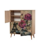 Έπιπλο εισόδου παπουτσοθήκη Mente 95x36x111cm μελαμίνη ed3146 - Image 4