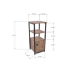 Ντουλάπι Stil Atlantic pine μελαμίνη 35 5x35 5x81 9εκ ed3199 - Image 2