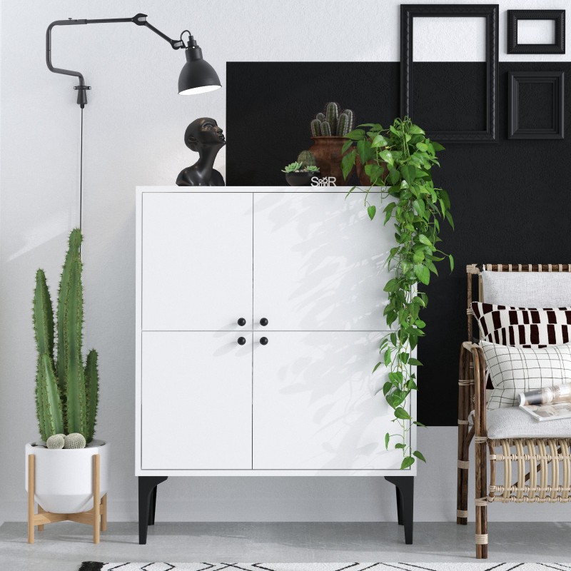 3205_0-800x800 Ντουλάπι Canopo λευκό χρώμα 90x35x115cm ed3205 - Image 1