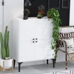 Ντουλάπι Canopo λευκό χρώμα 90x35x115cm ed3205 - Image 5