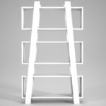 Βιβλιοθήκη Almira άσπρο μελαμίνη 90x22x150εκ ed3225 - Image 3