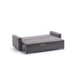 Καναπές τριθέσιος Ece καφέ 215x90x88cm ed3265 - Image 2