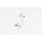 Ράφι τοίχου Face άσπρη μελαμίνη 28 2x19 6x31 8cm ed3317 - Image 4