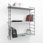 Ράφι τοίχου Armoni άσπρη μελαμίνη 72x85x20cm ed3321