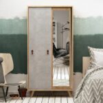 Ντουλάπα Rana δρυς μελαμίνη 100x60x190εκ ed3346 - Image 4