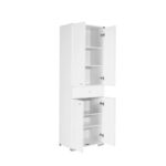 Ντουλάπι Aid άσπρο μελαμίνη 60x40x187εκ ed3355 - Image 5