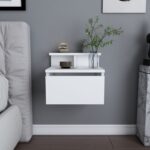 Κομοδίνο Vuoto λευκό 39 8x31 9x35cm ed3379