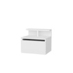 Κομοδίνο Vuoto λευκό 39 8x31 9x35cm ed3379 - Image 4