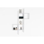 Ραφιέρα Keno άσπρο μελαμίνη 78 6x20x125εκ ed3388 - Image 4