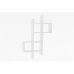 Ραφιέρα Keno άσπρο μελαμίνη 78 6x20x125εκ ed3388 - Image 3