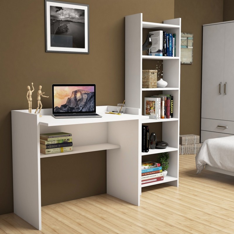 3411_0-800x800 Γραφείο και βιβλιοθήκη Siena μελαμίνη 90x80x58cm ed3411 - Image 1