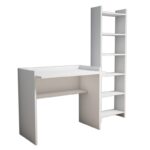 Γραφείο και βιβλιοθήκη Siena μελαμίνη 90x80x58cm ed3411 - Image 3