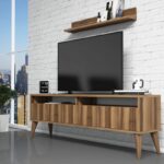 Έπιπλο τηλεόρασης Best καρυδί 150x30x50cm ed3412