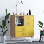 Συρταριέρα Ραφιέρα Giallo 70x40x88 6cm μελαμίνη ed3437 - Image 2