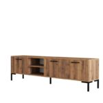 Έπιπλο τηλεόρασης Dafni καρυδί150x34x52cm ed3455 - Image 3