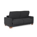 Καναπές κρεβάτι τριθέσιος Kansas γκρι 200x98x98cm ed3476 - Image 4