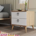 Κομοδίνο Grande 52x45x55 1cm μελαμίνη ed3477