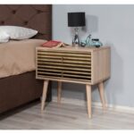 Κομοδίνο Two μελαμίνη 60x40x61cm ed3480