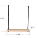 Ραφιέρα τοίχου Avra 40x50x13cm ξύλινη ed3521 - Image 2