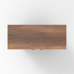 Ντουλ΄απι Mine καρυδί ανθρακί μελαμίνη 96x40x179 4εκ ed3529 - Image 5