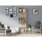 Βιβλιοθήκη Nebu Sapphire Oak μελαμίνη 51 8x150cm ed3535