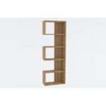 Βιβλιοθήκη Nebu Sapphire Oak μελαμίνη 51 8x150cm ed3535 - Image 3