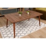 Τραπέζι σαλονιού Expo καρυδί μελαμίνη 100x60x41 5εκ ed3536