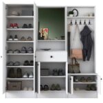 Έπιπλο εισόδου Vox άσπρο μελαμίνη 179 4x37 3x182 8εκ ed355 - Image 4