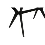 Τραπεζαρία Ares μαύρο μελαμίνη 180x80x75εκ ed3576 - Image 5