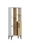 Ντουλάπι μπάνιου Leni άσπρη Sapphire Oak μελαμίνη 50x29 6x138 6cm ed3581 - Image 3