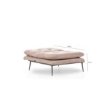 Πολυθρόνα κρεβάτι Martin Mink 90x65x45cm ed3599 - Image 2