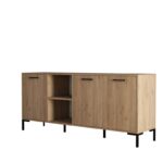 Μπουφέ Dafni oak 180x45x80cm ed3609 - Image 3