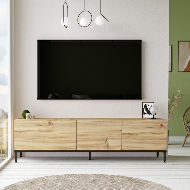360_0-800x800 Έπιπλο TV Motivo χρώματος oak μαύρο 170 3x35 5x46 4cm ed360 - Image 1